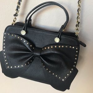 Betsey Johnson black bag